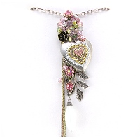 Chantilly Necklace-heart locket necklace