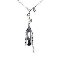 Midnight Serenity Necklace- custom swarovski necklaces, swarovski crystal necklaces, pendant