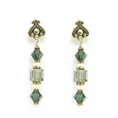 Swarovski Drop Earrings- swarovski earrings 