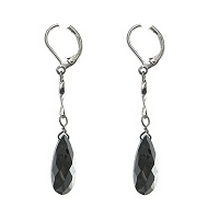 Midnight Serenity Earrrings- Midnight Serenity Earrrings, swarovski earrings