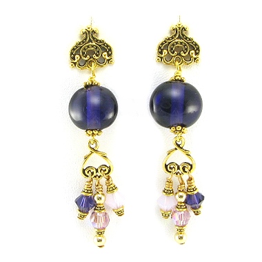 Purple Passion Earrings-Purple Passion Earrings