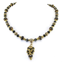 Antique Elegance Necklace- necklaces, Antique Necklace, Swarovski Crystals, unique necklace, heirloom
